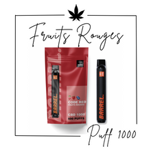 Charger l&#39;image dans la galerie,  Puff cbd Marie-Jeanne Fruits Rouges
